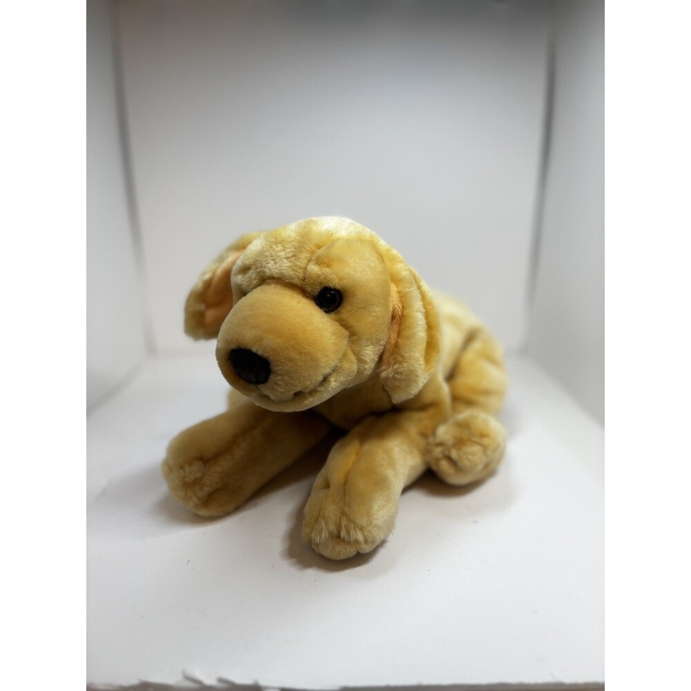 Animal Alley Plush Golden Labrador Retriever Yellow Lab Puppy Dog Beanbag VTG